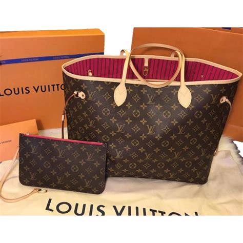 louis vuitton neverfull pochette monogram|louis vuitton neverfull price euro.